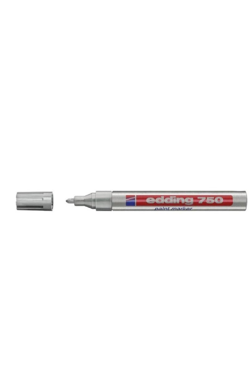 Edding 750 Paint Marker 2 - 4 mm Round Tip Silver