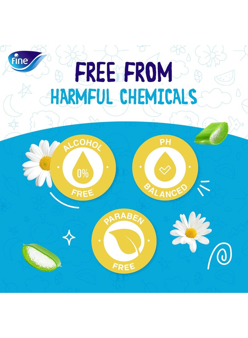 Fine Baby Fine B, All Body Baby Wipes Pack of 24 x 72 sheets Moisturizing Baby Wipes - Image 2