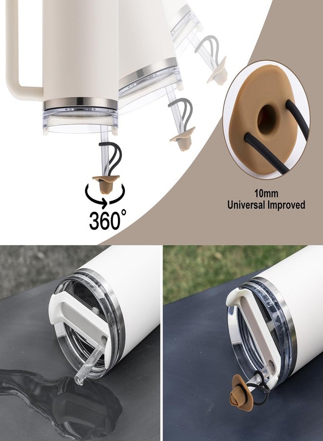 NancyL Straw Cover Cap for Stanley Cup 30 40 oz, Silicone Straw Toppers Cowboy Hat, Tumbler Cup Accessories for 10mm 0.4in Straws Cute Gifts Ornaments for Women - Image 5
