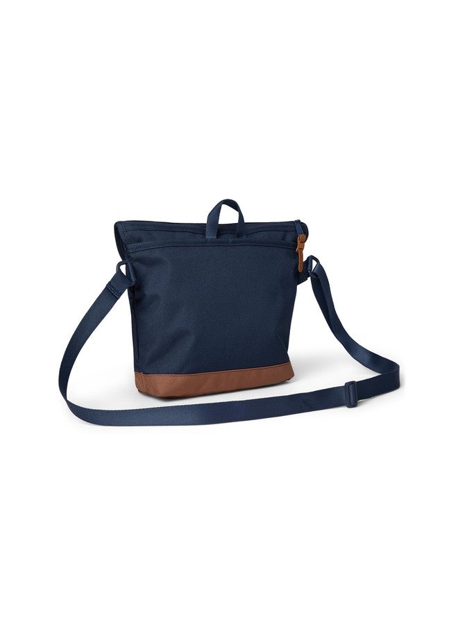 Herschel Supply Co. Cove Small Messenger, Navy/Saddle Brown - Image 2