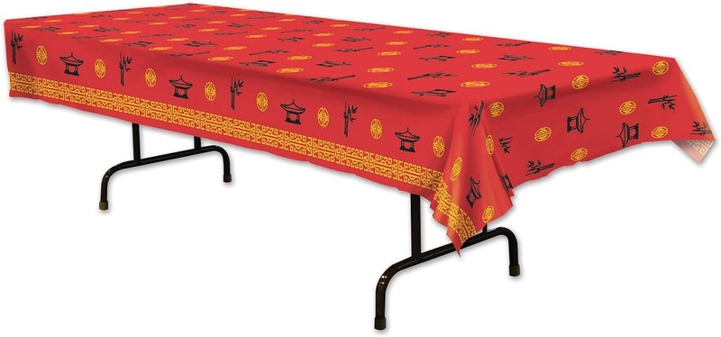 Beistle Asian Tablecover
