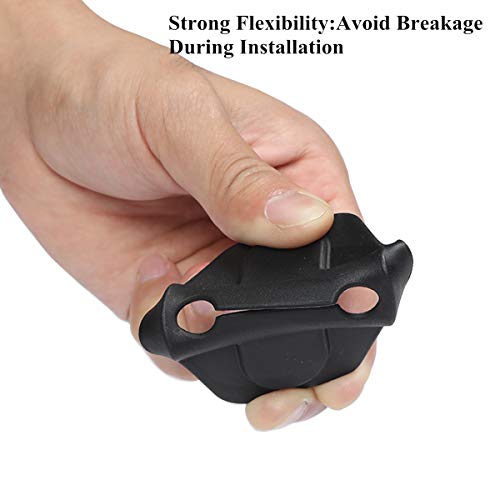 YOCTM غطاء زخرفي لقفل الباب YOCTM لجيب رانجلر JL JLU 4XE 2018-2025 غير محدود صحراوي رياضي روبكون غلادياتور JT (4 أبواب) (عبوة من 6 قطع) - Image 2