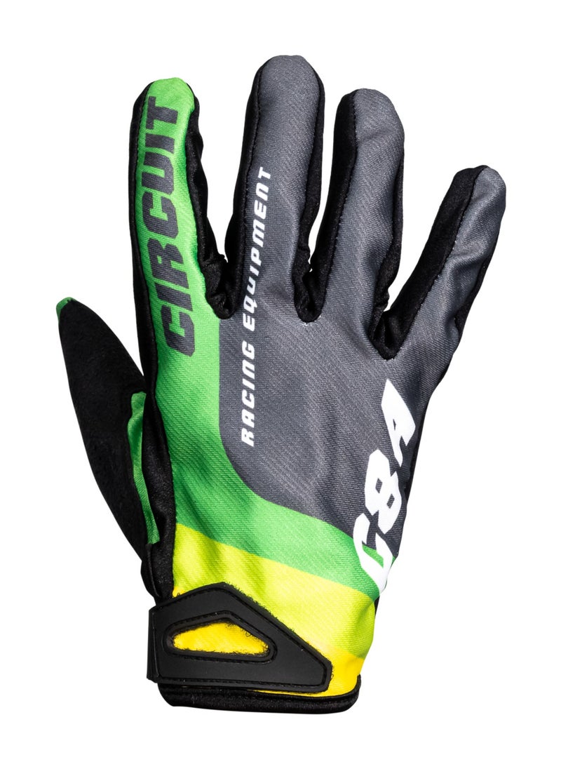 CIRCUIT - Circuit Gloves Reflex Black/Yellow/Green - Image 1