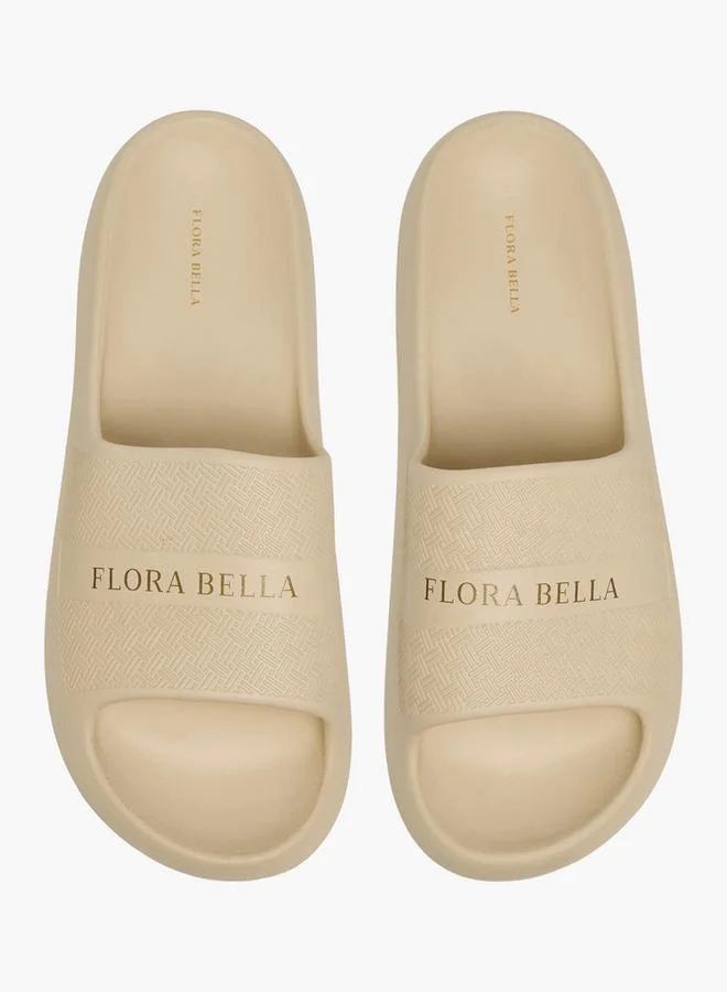 Flora Bella Women Logo Print Slides