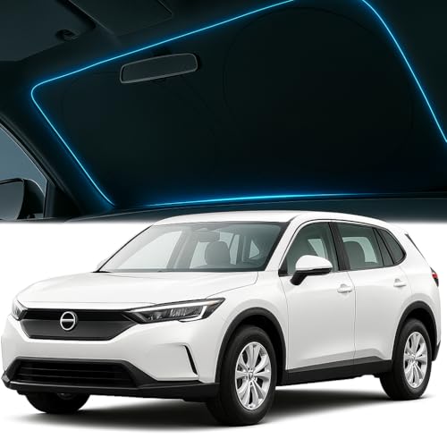 BNYD Car Windshield Sun Shade - Foldable Reflective Sun Visor for Cars, SUVs, Trucks, and Vehicles | Heat Blocking Sunshade to Keep Interior Cool | Summer Automotive Accessories - Image 3