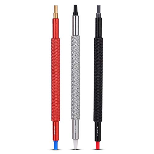 TMISHION Watch Hand Setting Tool, 3pcs/lot Watch Hand Pressers Pusher Fitting Set Kit Watchmakers Wristwatch Repair Tool Watch Strap Repair Tool Link Pin Remover Repair Tool Metal - Image 1