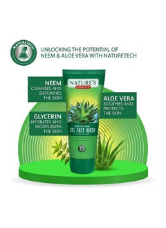 Nature's Essence Neem And Aloe Vera Face Wash 65 Ml (Pack Of 4)  - Image 3