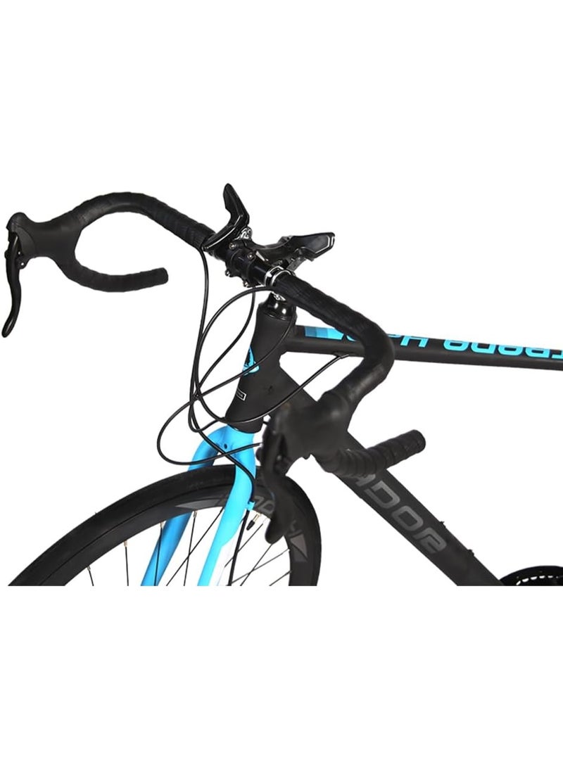 هادور دراجة سترادا 520 شيمانو بإطار ألومنيوم بـ14 سرعة مع فرامل قرصية من هادور متعددة الألوان طريق - Image 4