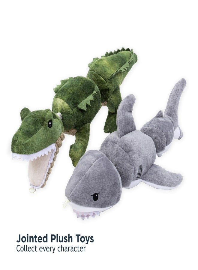 Tall Tails Gator Jointed Shake Play Plush Rope Toys for Dogs - Image 5