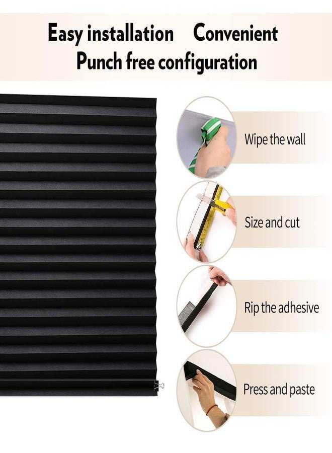 MALOKI Black Blinds for Window, Cordless Window Blinds No Drill Blinds Blackout Mini Blinds Room Darkening Shades for Windows,Easy to Cut and Install - 24x59Inch (Fits Windows 15-24 Inch) - Image 5