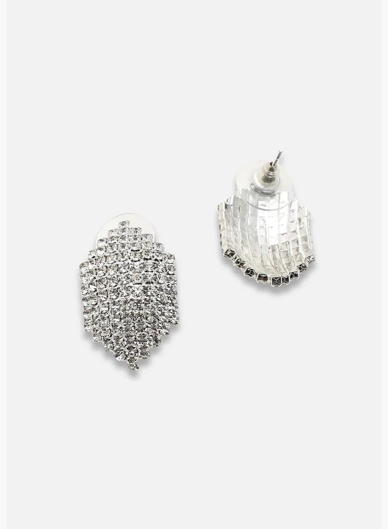SOHI Gold Plated Party Designer Stone Drop Earring For Women