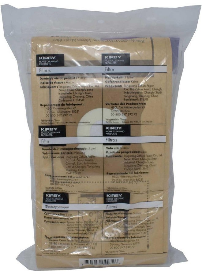 Kirby Vacuum Bags G4, G5, G6 - Genuine Micron Magic Filtration, 9-Pack - Part #197394, Universal Fit for Kirby Generation Series - Image 2