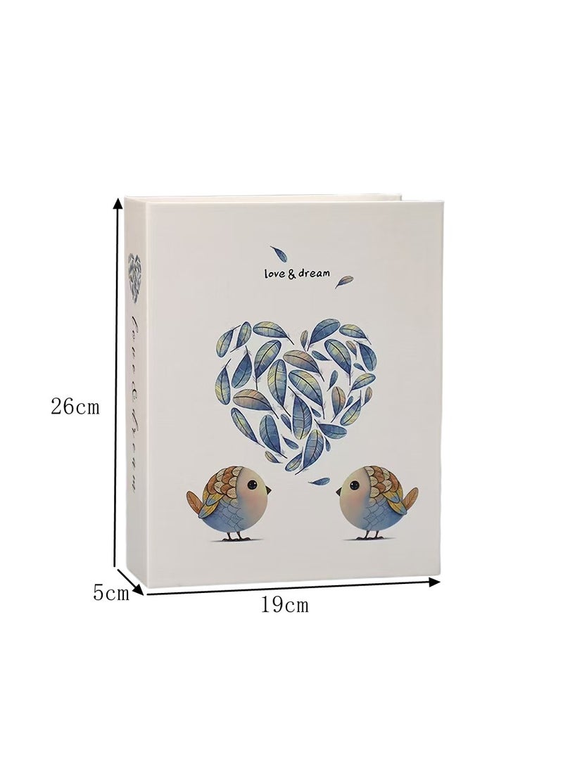 DELGREEN 200 Pockets Stamping Photo Album for 6 Inches Photos Portable Photo Album for Family Wedding Boys Girls  - Image 2