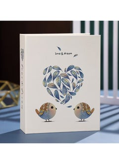 DELGREEN 200 Pockets Stamping Photo Album for 6 Inches Photos Portable Photo Album for Family Wedding Boys Girls  - Image 1