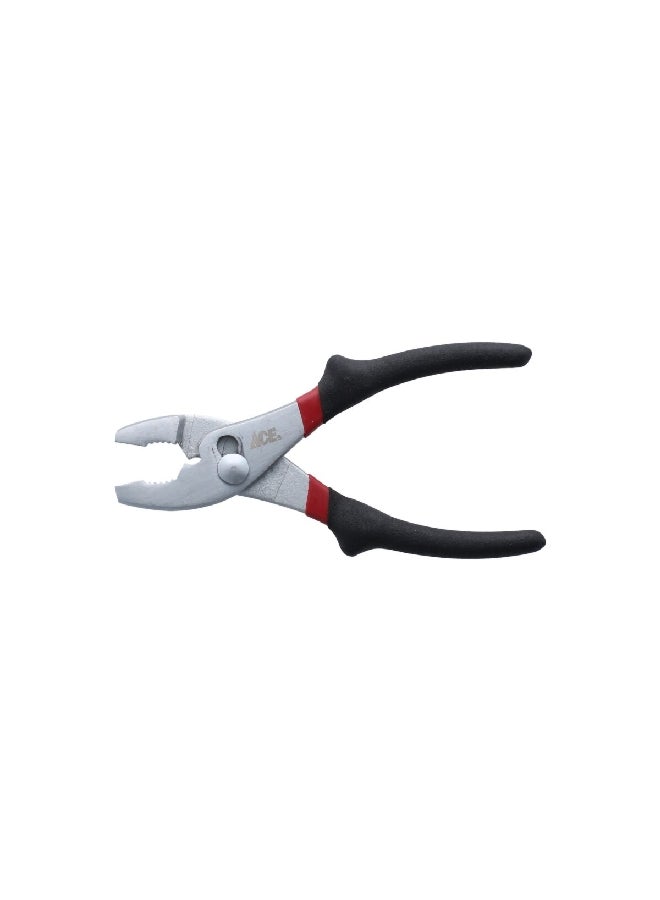 ACE Corrosion Resistant Vinyl Grip Handle Slip Joint Plier Black and Silver 15 cm 82-148 - Image 2