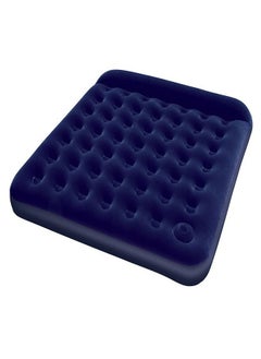 Inflatable Air Mattress - 2 Person Velvet Air Bed, Comfortable and Perfect for Camping and Home Use - 203cm x 183cm x 22cm