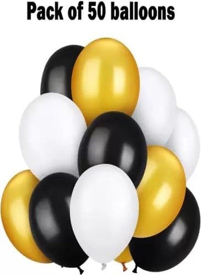 HK balloons Paper 61pcs Birthday Decoration Item Kit With Hand Balloon Pump And Glue Dot for Boys Girls Wife Adult Husband Mom Dad/Happy Birthday Decorations Backdrop Set, Multi - Image 4