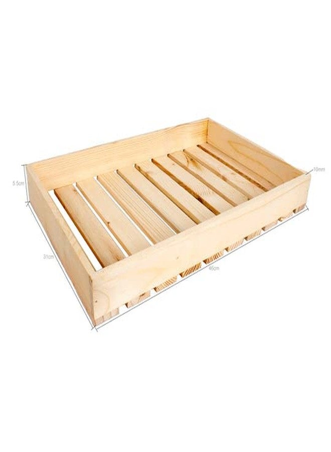 itsy-bitsy Itsy Bitsy Wooden Multipurpose Slotted Serving Tray 12 X 18 X 2inch 1pc - Image 2