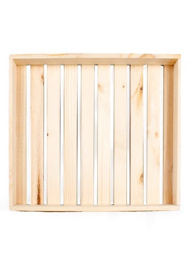 itsy-bitsy Itsy Bitsy Wooden Multipurpose Slotted Serving Tray 12 X 18 X 2inch 1pc - Image 3