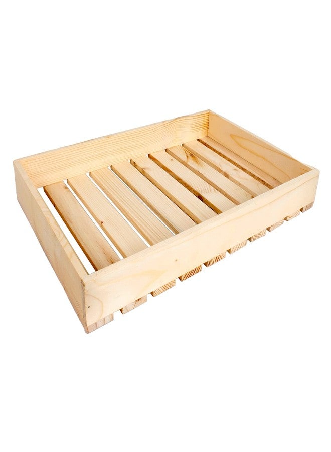 itsy-bitsy Itsy Bitsy Wooden Multipurpose Slotted Serving Tray 12 X 18 X 2inch 1pc - Image 1