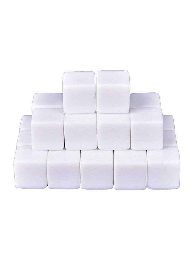 Nakimo 16Mm Blank White Dice For Board Games Diy Fun And Teaching Pack Of 48 - Image 3