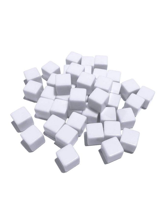 Nakimo 16Mm Blank White Dice For Board Games Diy Fun And Teaching Pack Of 48 - Image 2