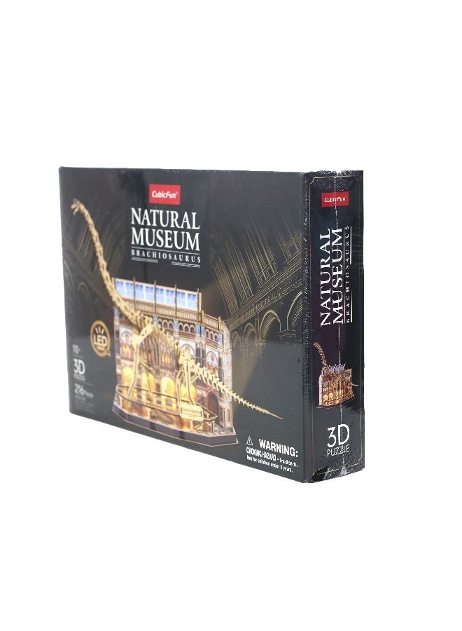 CubicFun 3D Puzzle With LED Dinosaur Brachiosaurus - 216 Pcs - Image 3