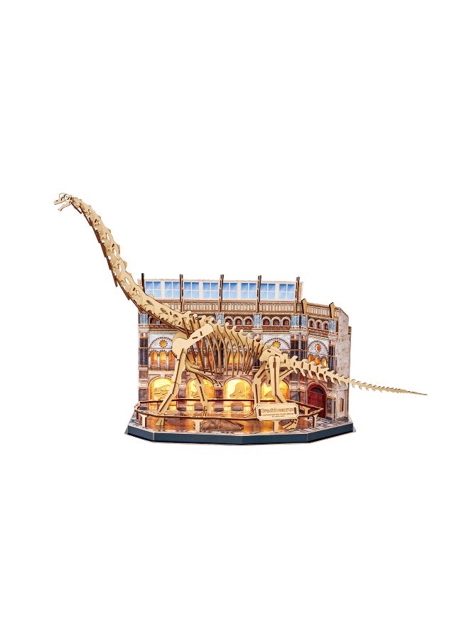 CubicFun 3D Puzzle With LED Dinosaur Brachiosaurus - 216 Pcs - Image 5