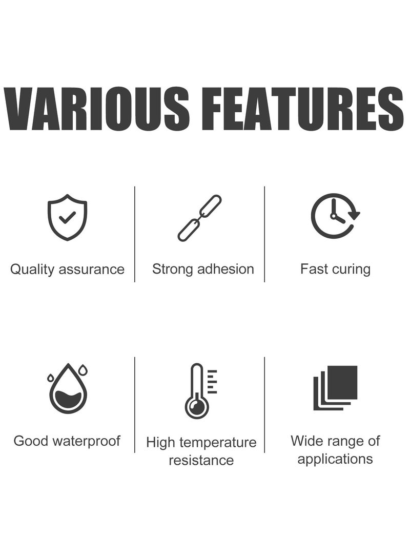 JUE-FISH High-Strength Multifunctional Glue – Instant Bonding Adhesive for Metal, Plastic, Wood, Ceramics, and Leather | Long-Lasting Repairs with Strong Adhesion (50g*2pcs) - Image 3