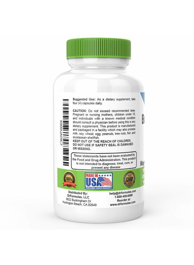 DrFormulas Bone Support 100% DV 1000mg Calcium Supplement Carbonate, Citrate, Gluconate, (not d-glucarate) Chloride with Vitamin D, Magnesium and Boron - 30 Day Supply - Image 3
