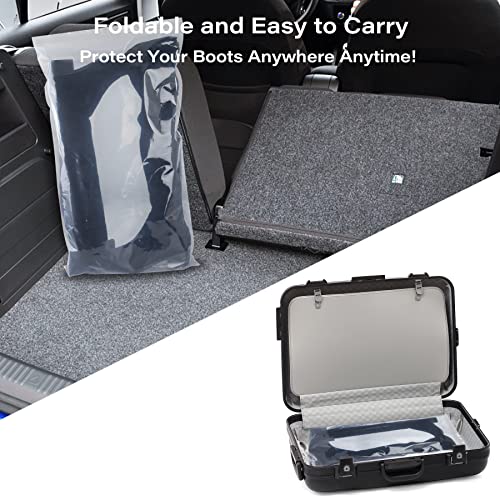 Satisfounder Portable Boot Storage Bags Dust Proof Shoe Bags for Storage Shoes, Boot, Clothing, Books, Toys and others, 8 Pcs 15.7"x27.5" Tall Boots Organizer Protector Bag for Home and Travel - Image 4
