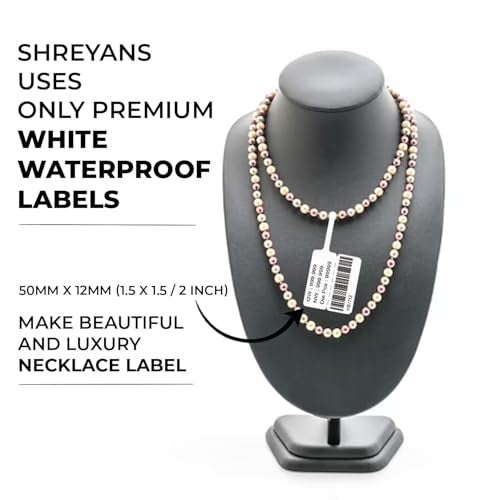 SHREYANS Direct Thermal Labels (Pack Of 10, 50mm x 25mm) - Non Tearable, Scratch Free, Water Proof & Non Fade Stickers With Permanent Marking, 500 Labels - Image 4