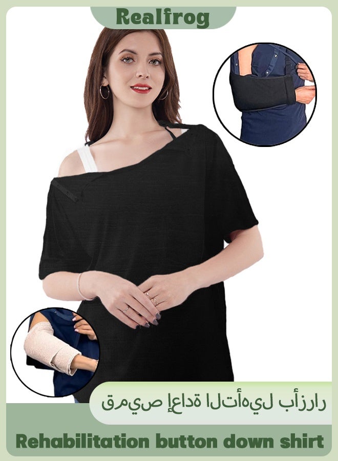 الضفدع الحقيقي قميص ما بعد جراحة الكتف - مقاسات للرجال - للنساء - للجنسين - Image 1