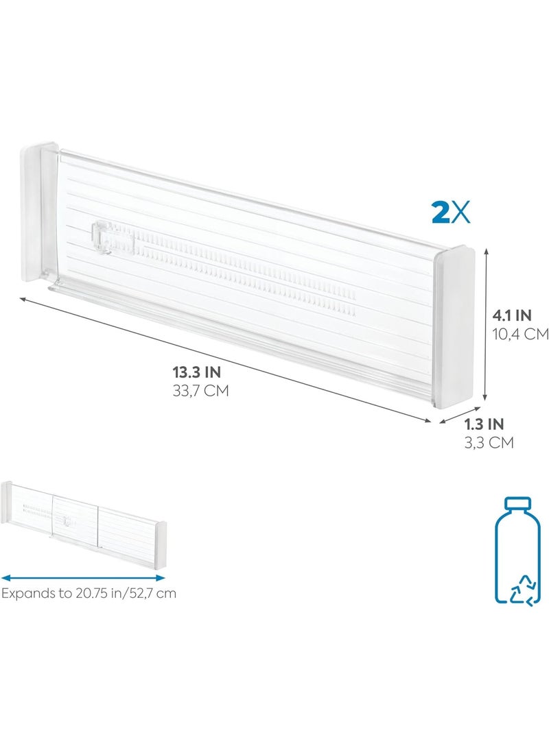 IDesign Adjustable Drawer Divider 2Pcs - Image 4
