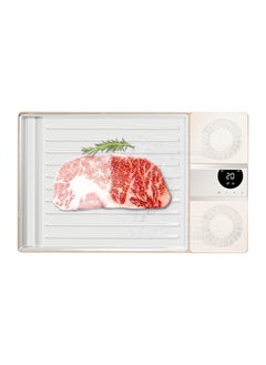 Ionic Electric Meat Defrosting Tray - Rechargeable Thawing Board for Frozen Meat, Thaws 5X Faster than Traditional Methods, Easy to Clean and Battery Operated.