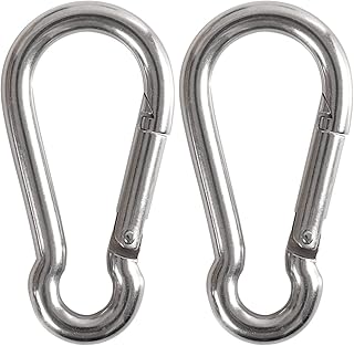 Cozihom 3.5" Heavy Duty Carabiners 700LB Weight Capacity, Spring Action Snap Hook Attachment, Anti-Rust for Hammocks, - Image 1