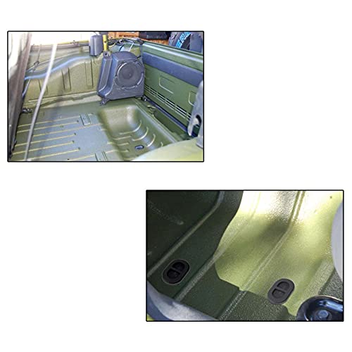 DEF 4PCS Floor Pan Drain Stopple Black Durable Rubber Stopple Protector Replacement for Wrangler 2007-2021 JK JL Unlimited 2 4 Doors (Black) - Image 2