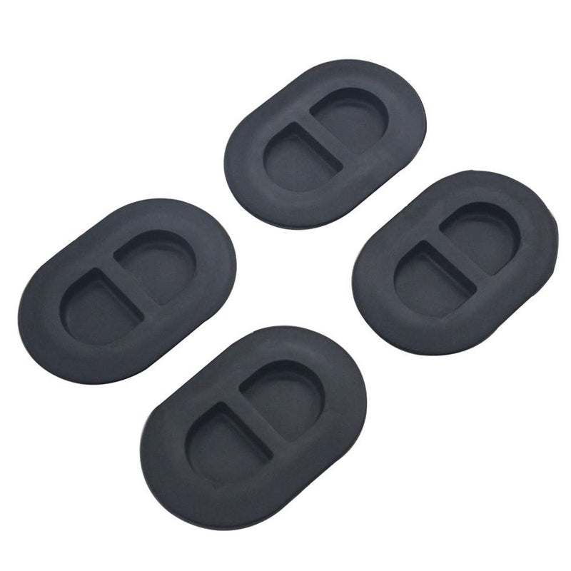 DEF 4PCS Floor Pan Drain Stopple Black Durable Rubber Stopple Protector Replacement for Wrangler 2007-2021 JK JL Unlimited 2 4 Doors (Black) - Image 3