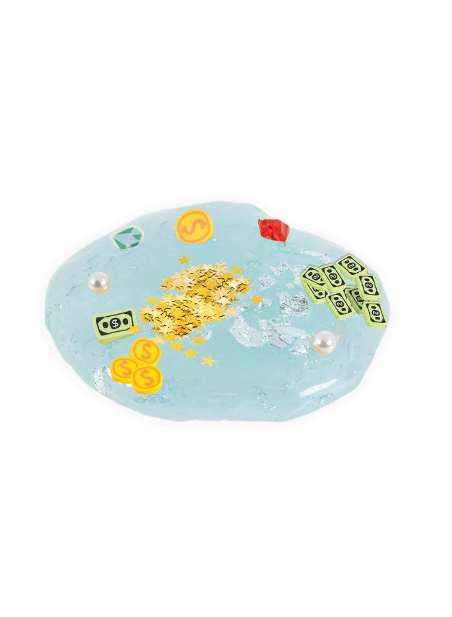 Slimy Get Rich – Gold & Silver Luxury Slime with Money Mix-Ins | Glitter Slime for Kids 5+ - Image 5