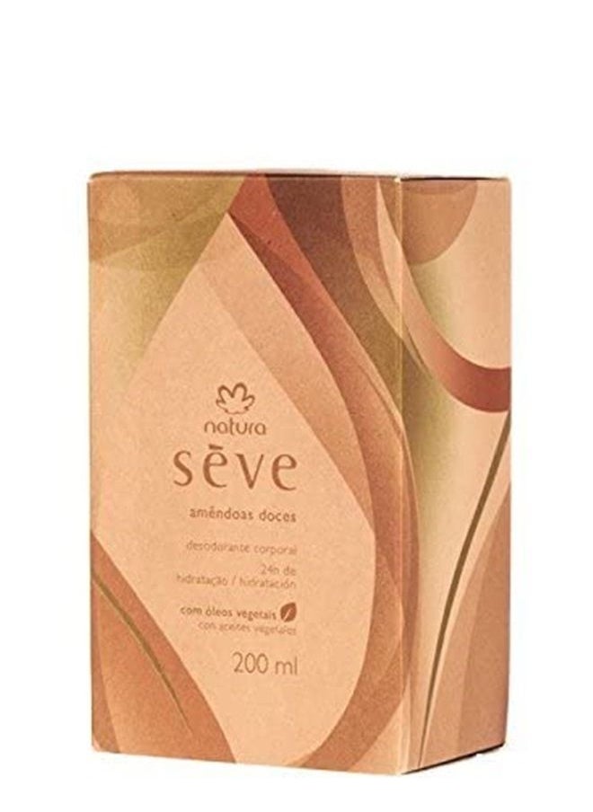 Natura - Linha Seve Natura - Amendoas Doces Oleo Desodorante Corporal 200 Ml - (Natura Seve Colletion - Sweet Almonds Body Shower Oil 6.76 Fl Oz) - Image 1