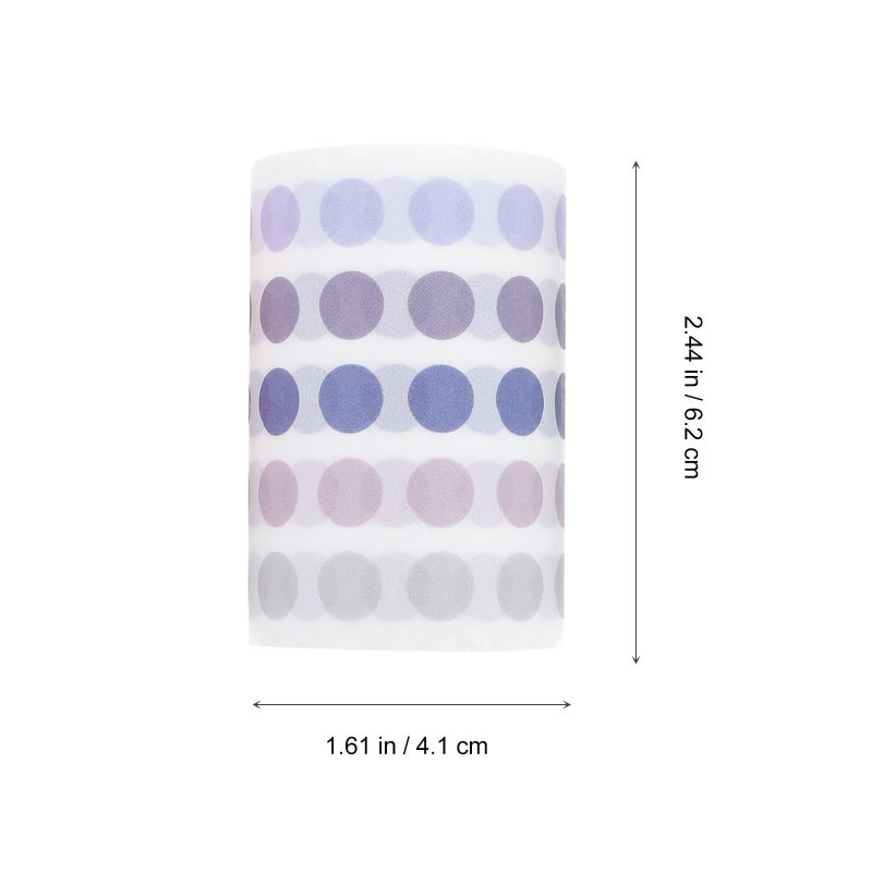 4pcs Dot Design Washi Tape Stickers For Scrapbooking DIY Journal Planner Crafts Random Style - Image 3