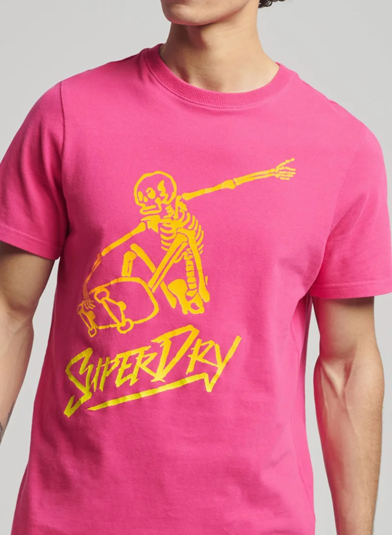 Superdry Skeleton Skater Crew Neck T-Shirt