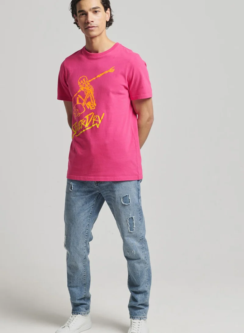 Superdry Skeleton Skater Crew Neck T-Shirt