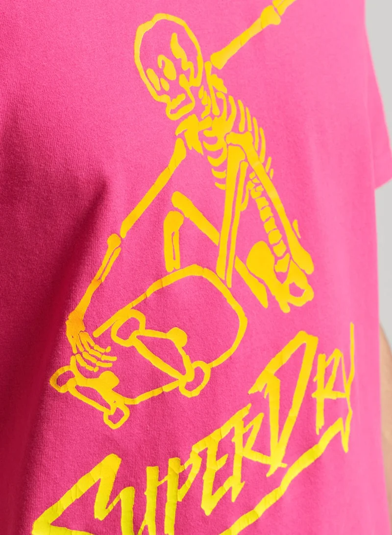 Superdry Skeleton Skater Crew Neck T-Shirt