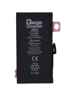 Replacement battery for Apple iPhone 15 plus in black
