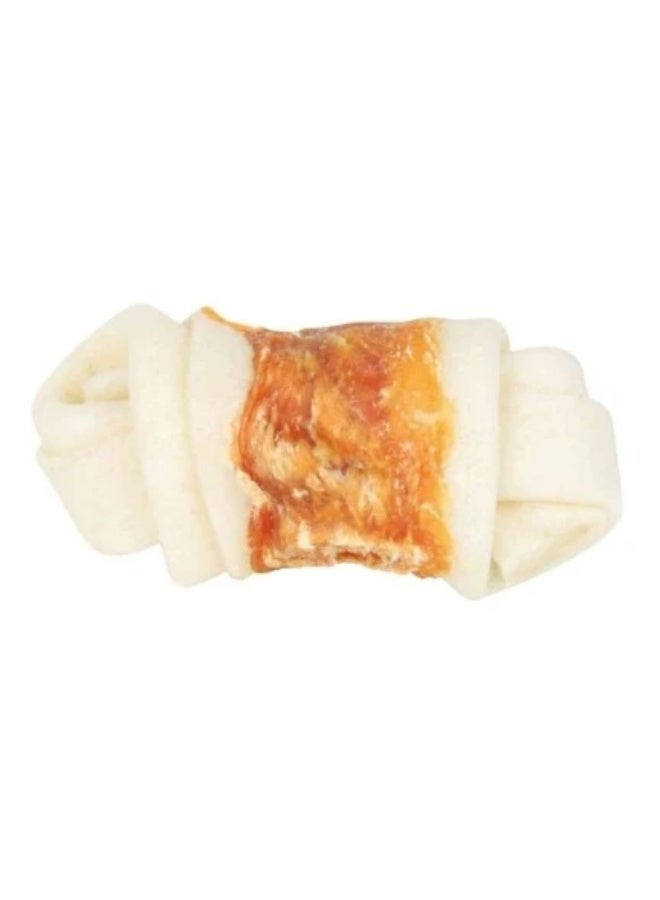 Trixie Denta Fun Knotted Chicken Chewing Bones Dog Chews 11CM - Image 1