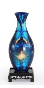 Wowsome 3D Puzzle Vase For Adults Puzzle Planter Pot For Women 3D Art Jar Puzzles For House Flowers Arrangements And Home Decoration (Butterfly B) - Image 2