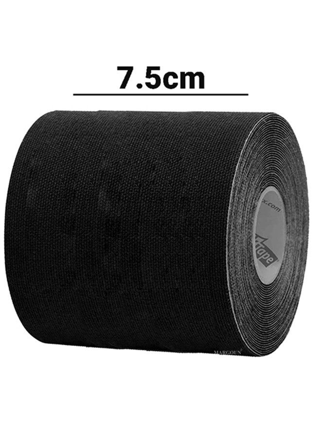 MARGOUN Breast Lift Tape Width 7.5 Cm Boob Tape 5 Meters Women's Stick-on Bra Nipple Cover Strapless Push Up/Breast Lift Adhesive Tape 