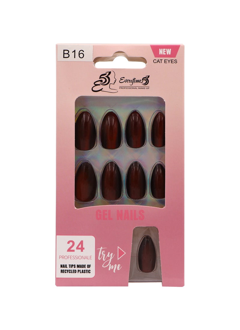 Everytime53 Women's Cateye Gel Nails - B16 - Image 1