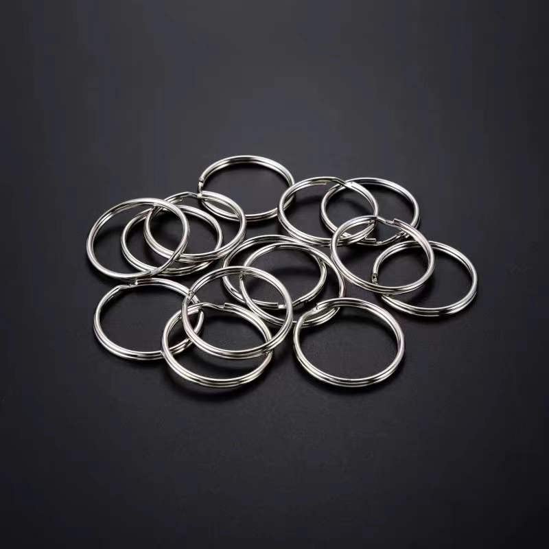 DSUWAZU 200PCS Split Key Rings Bulk for Keychain and Crafts Keychain Rings (Silver 25mm) - Image 3